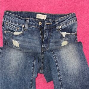 Special A Women's Distressed Blue Skinny Jeans